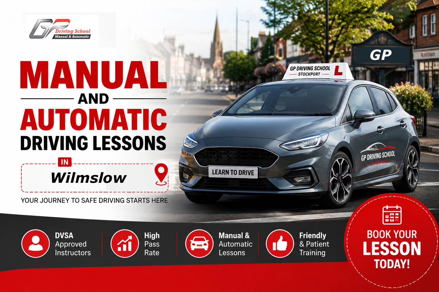 Manual and Automatic Driving Lessons in Wilmslow