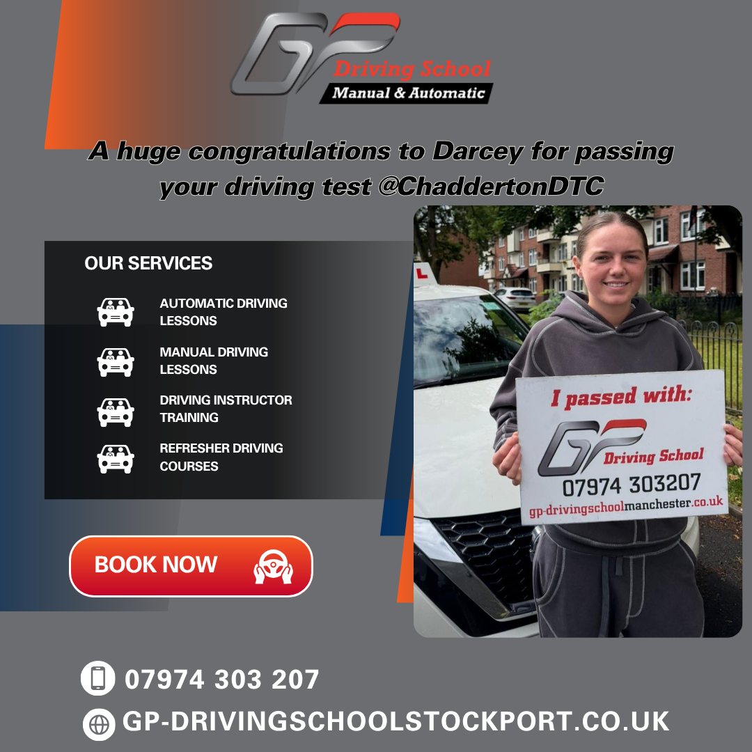 Driving lessons Middleton with GP Driving School