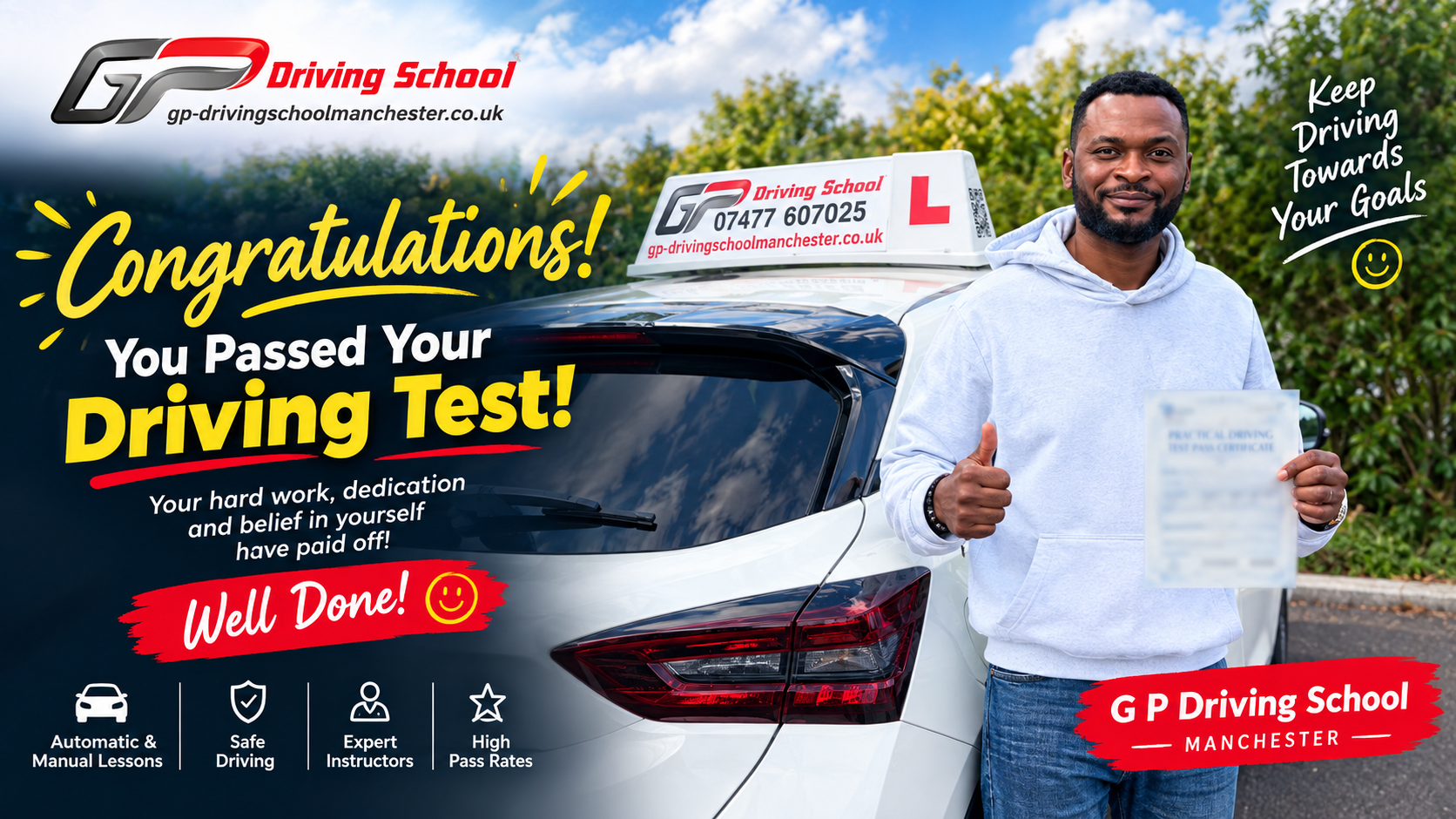 Manual and Automatic Driving Lessons in Bramhall